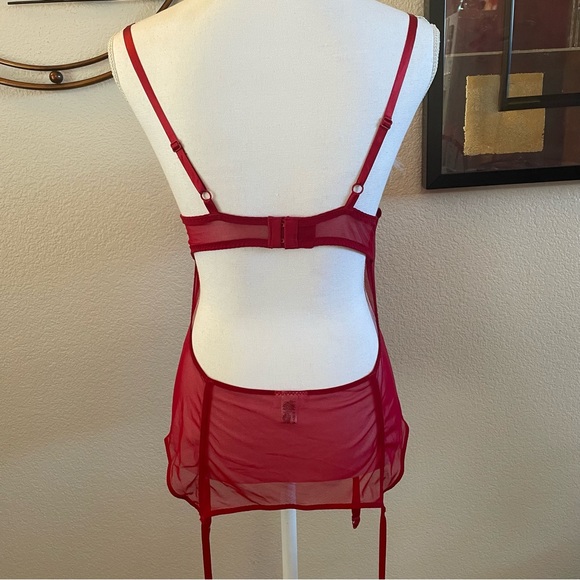 SEXY! Mrs Santa Claus Bling Lingerie w/garters NWOT - Picture 2 of 4